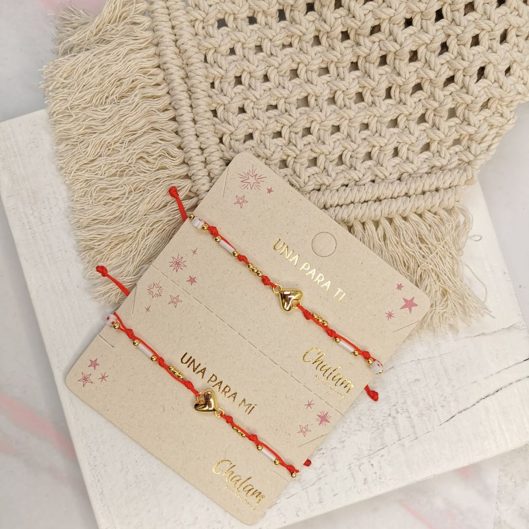 Dúo de pulseras Compartir Más amor