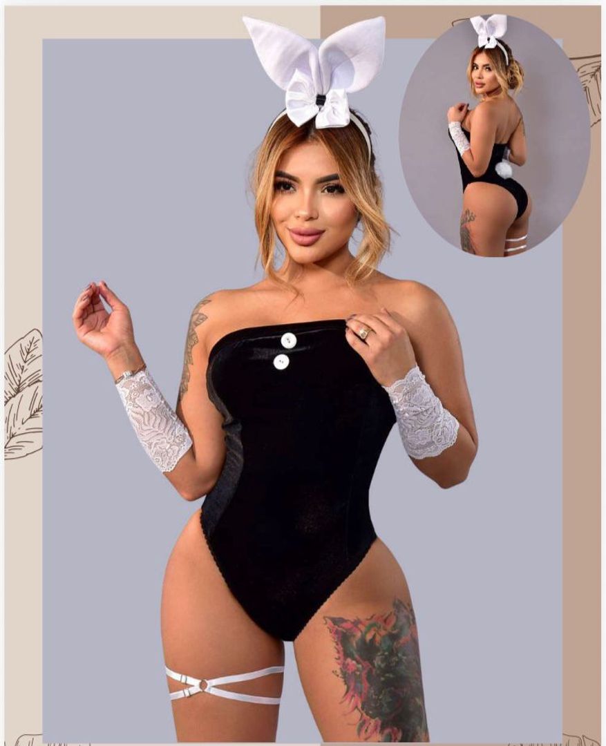 DISFRAZ CONEJA NEGRA