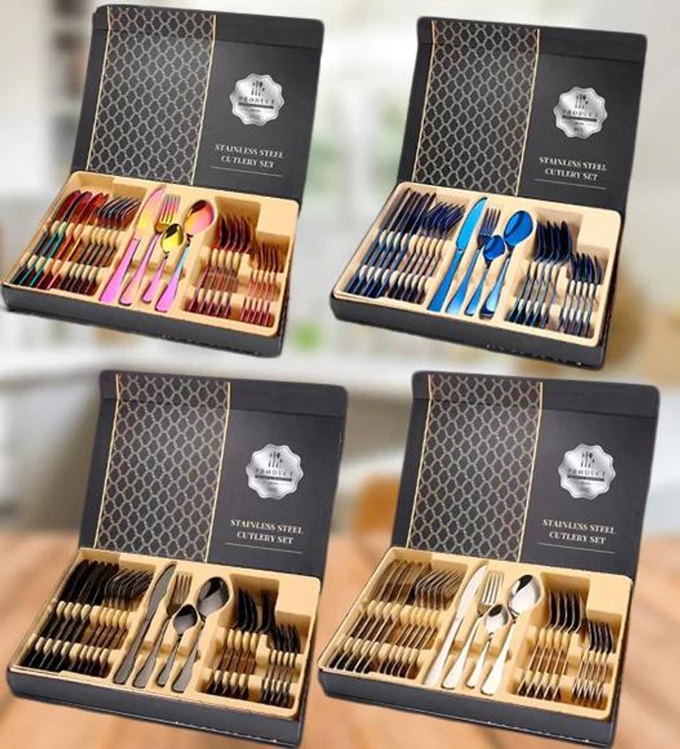 CUBIERTOS X 24 PIEZAS 