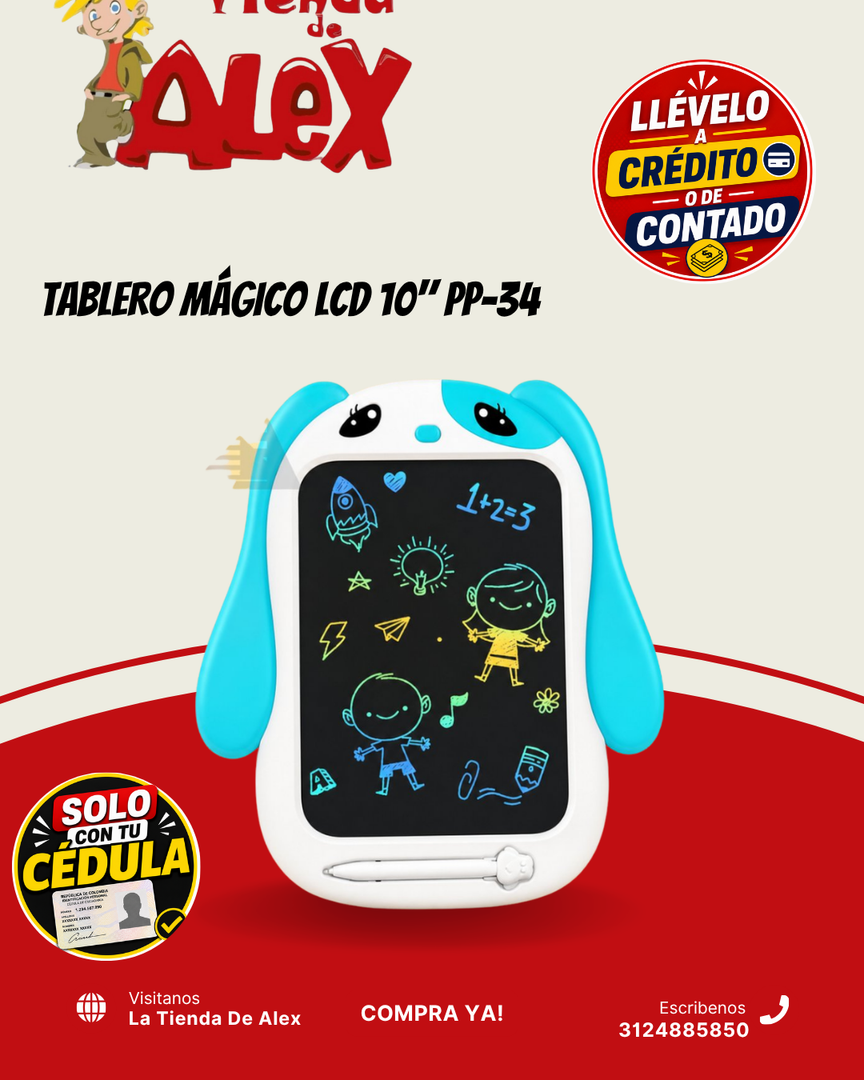 TABLERO MÁGICO LCD 10" PP-34