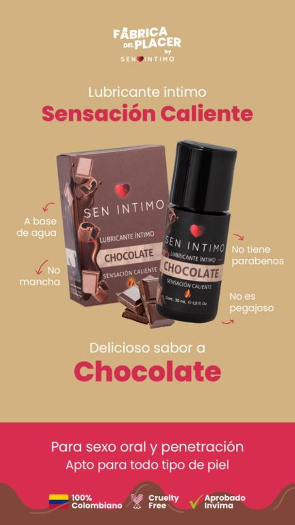 LUB ORAL CHOCOLATE SEN INTIMO