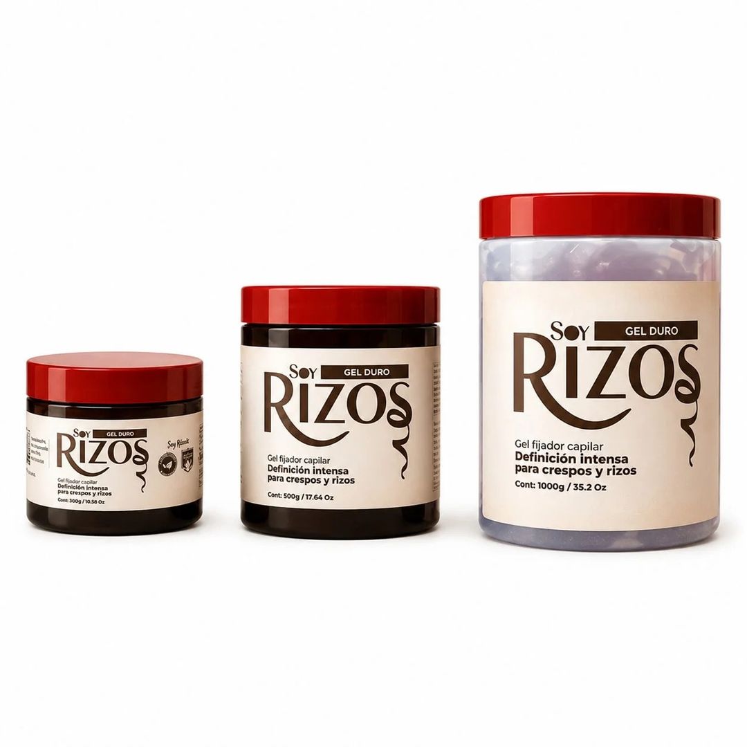 Gel duro soy rizos