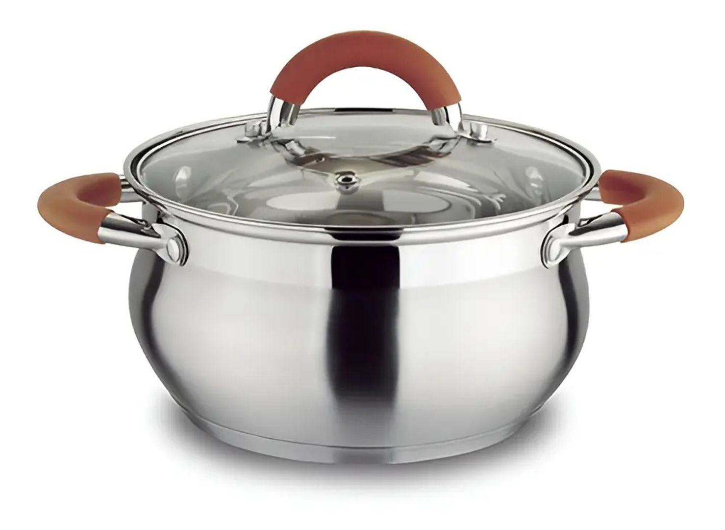 OLLA EN ACERO HOME ELEMENTS ACERO INOXIDABLE 22 CM