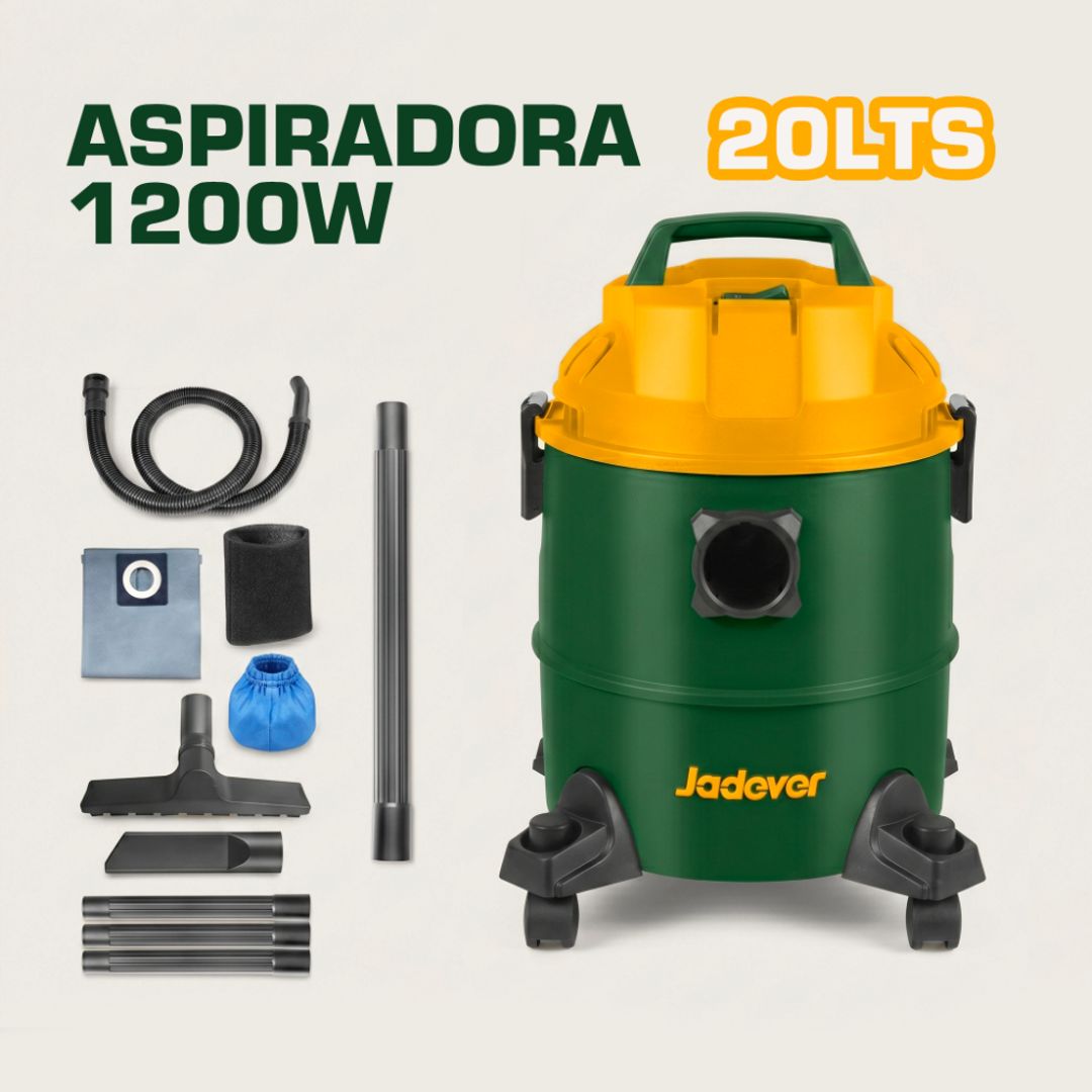 ASPIRADORA 1100W 110V-120V  60HZ 20 LTS