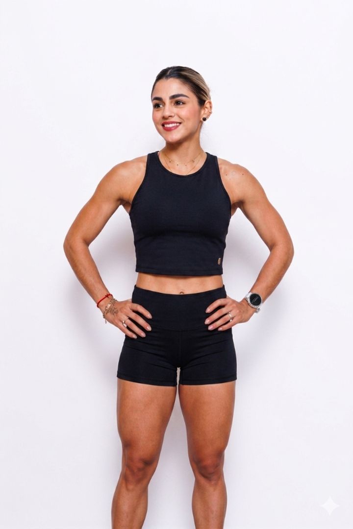 Crop tops sin mangas