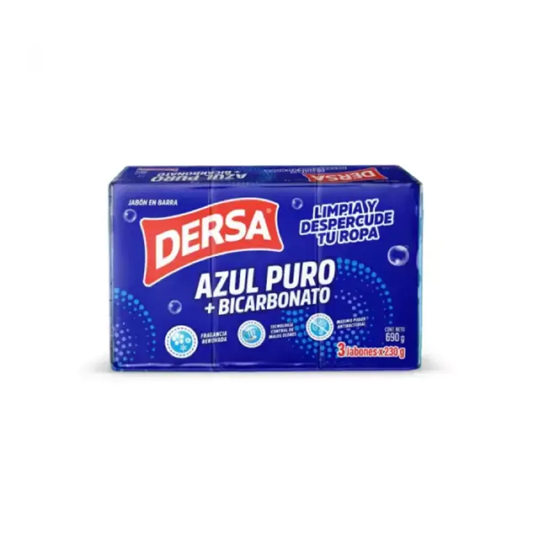 JABON AZUL DERSA*3*230G
