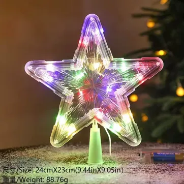 ESTRELLA MULTICOLOR LED PARA ÁRBOL  - imagen 1