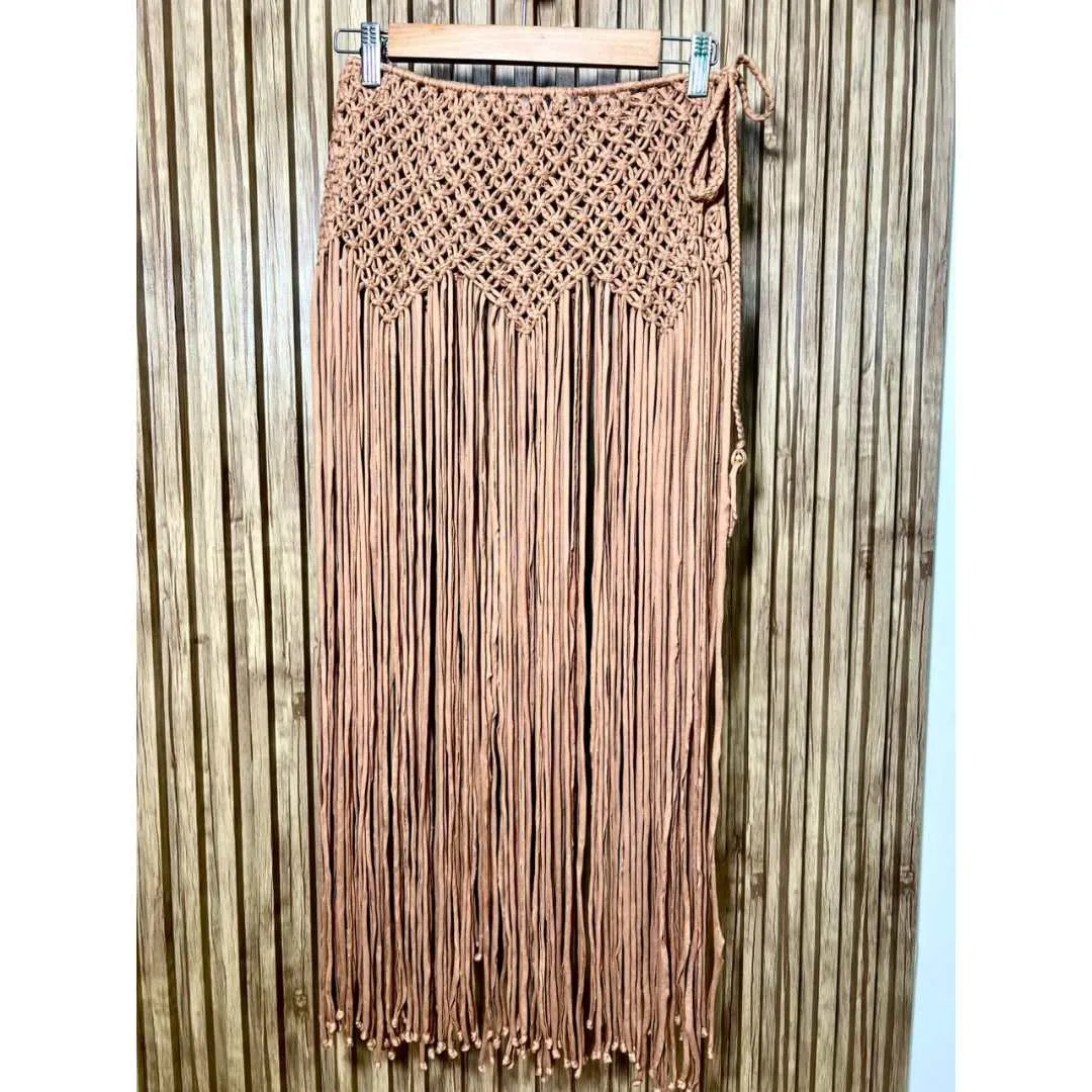 Falda Macramé larga