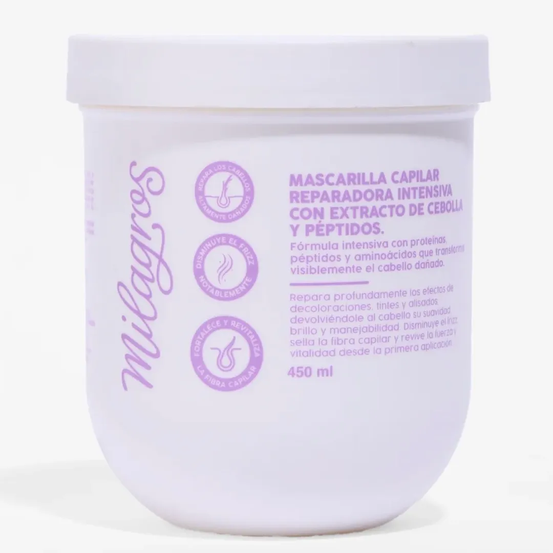 MASCARILLA CAPILAR REPARADORA INTENSIVA MILAGROS 