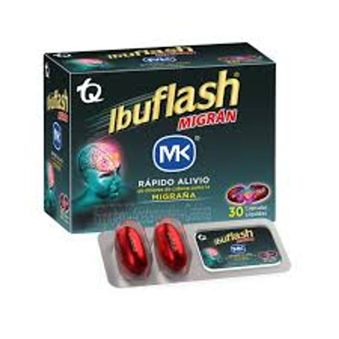 IBUFLASH MIGRAÑA MK SOB X 2 CAPS