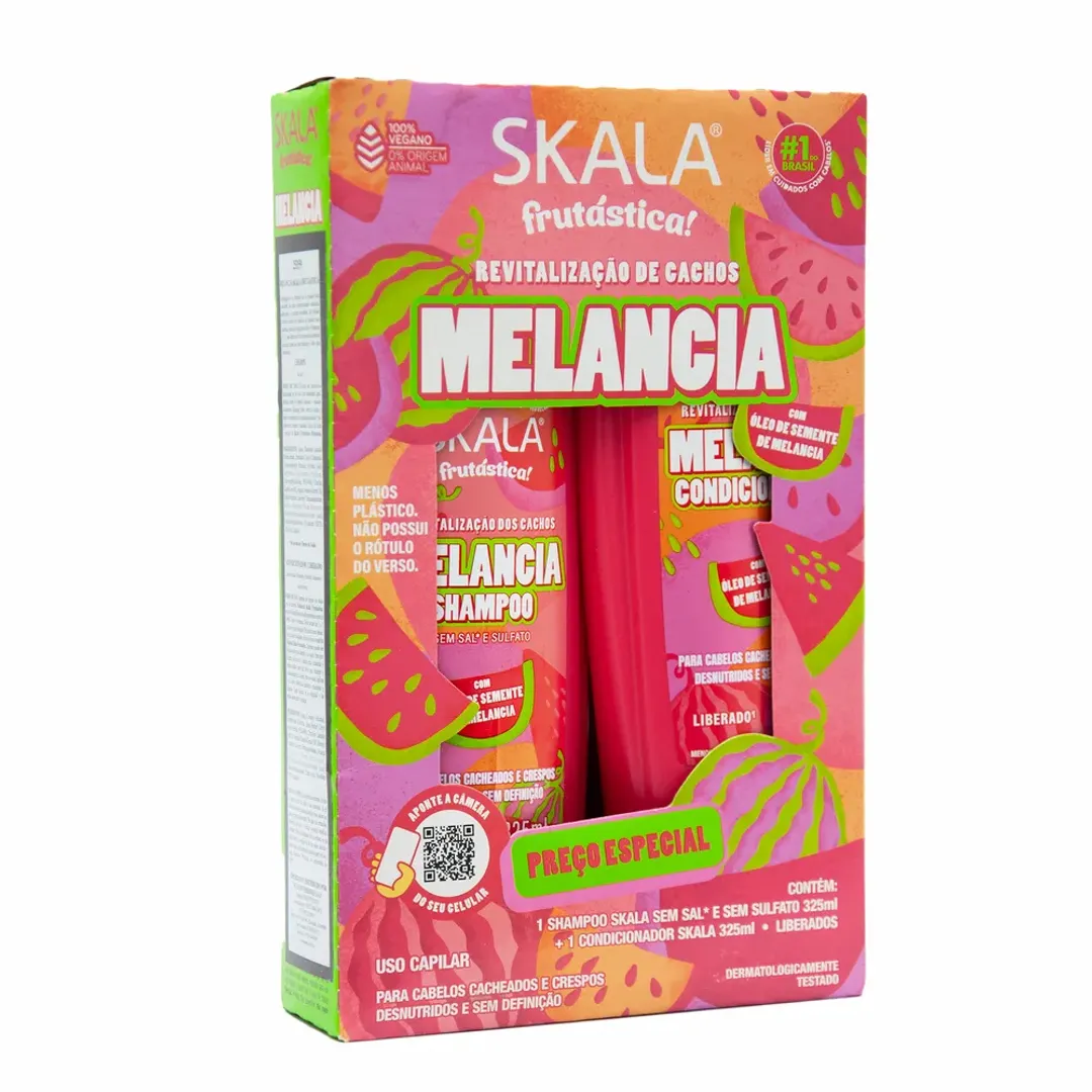 KIT SHAMPOO Y ACONDICIONADOR MELANCIA SKALA
