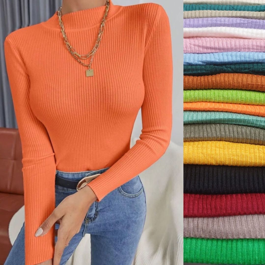 Básicos tejidos, cuello subido y tortuga, con botones