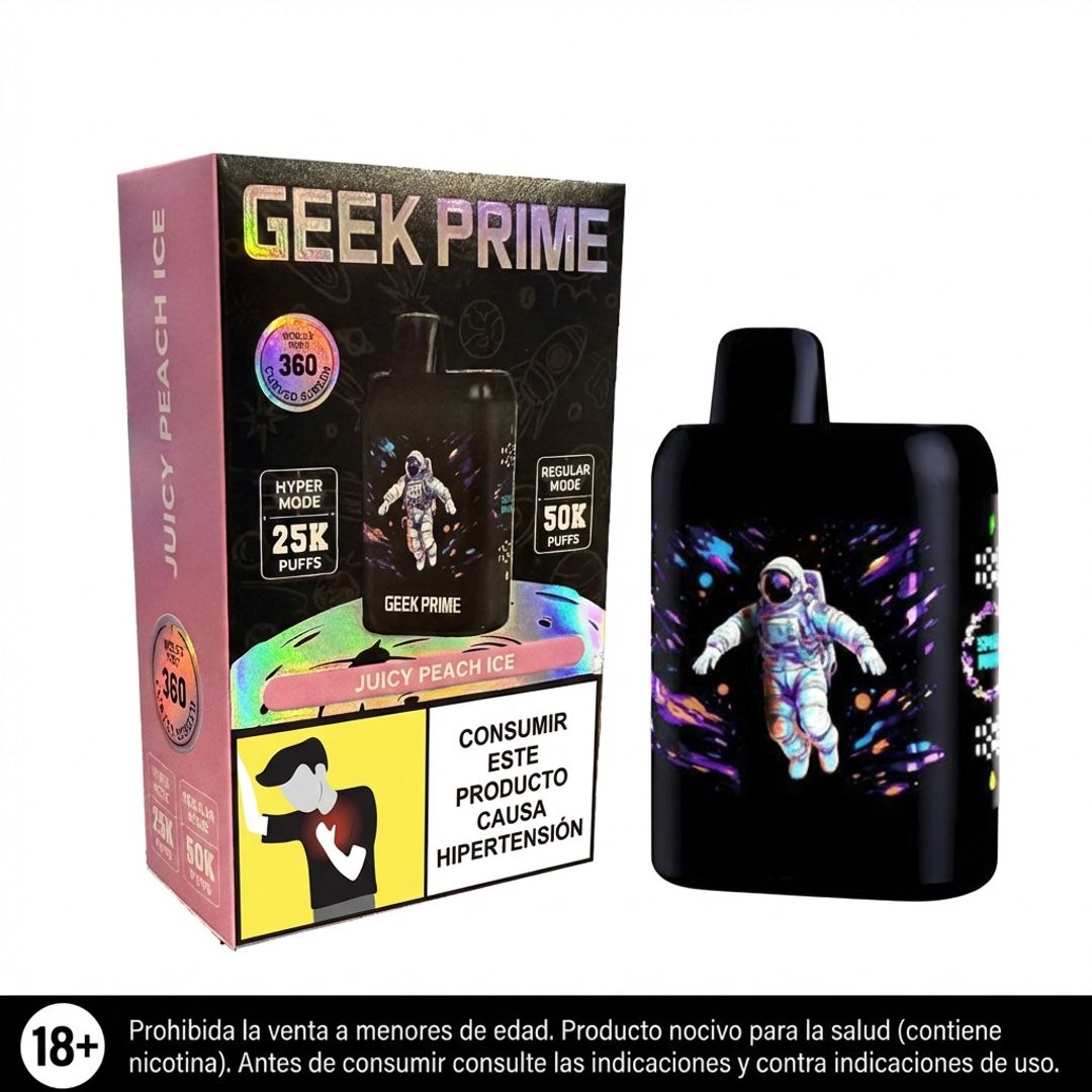 Geek Bar Juicy Peach Ice 50.000 Puffs Prime