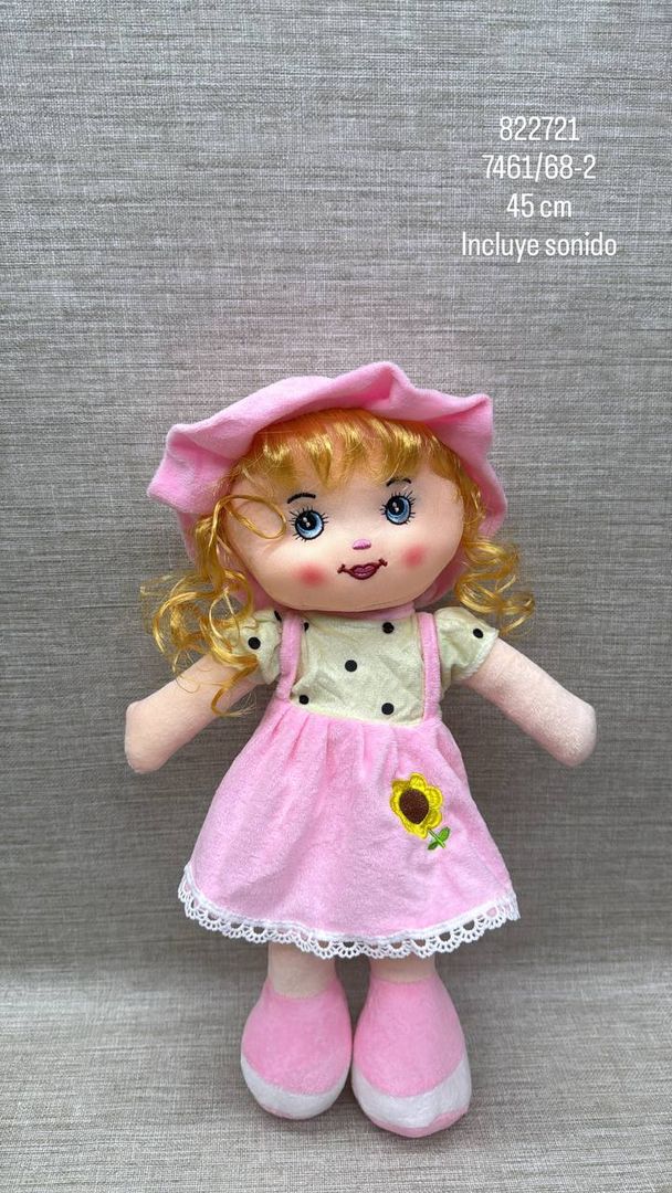 MUÑECA DE TRAPO SURTIDA 45 CM