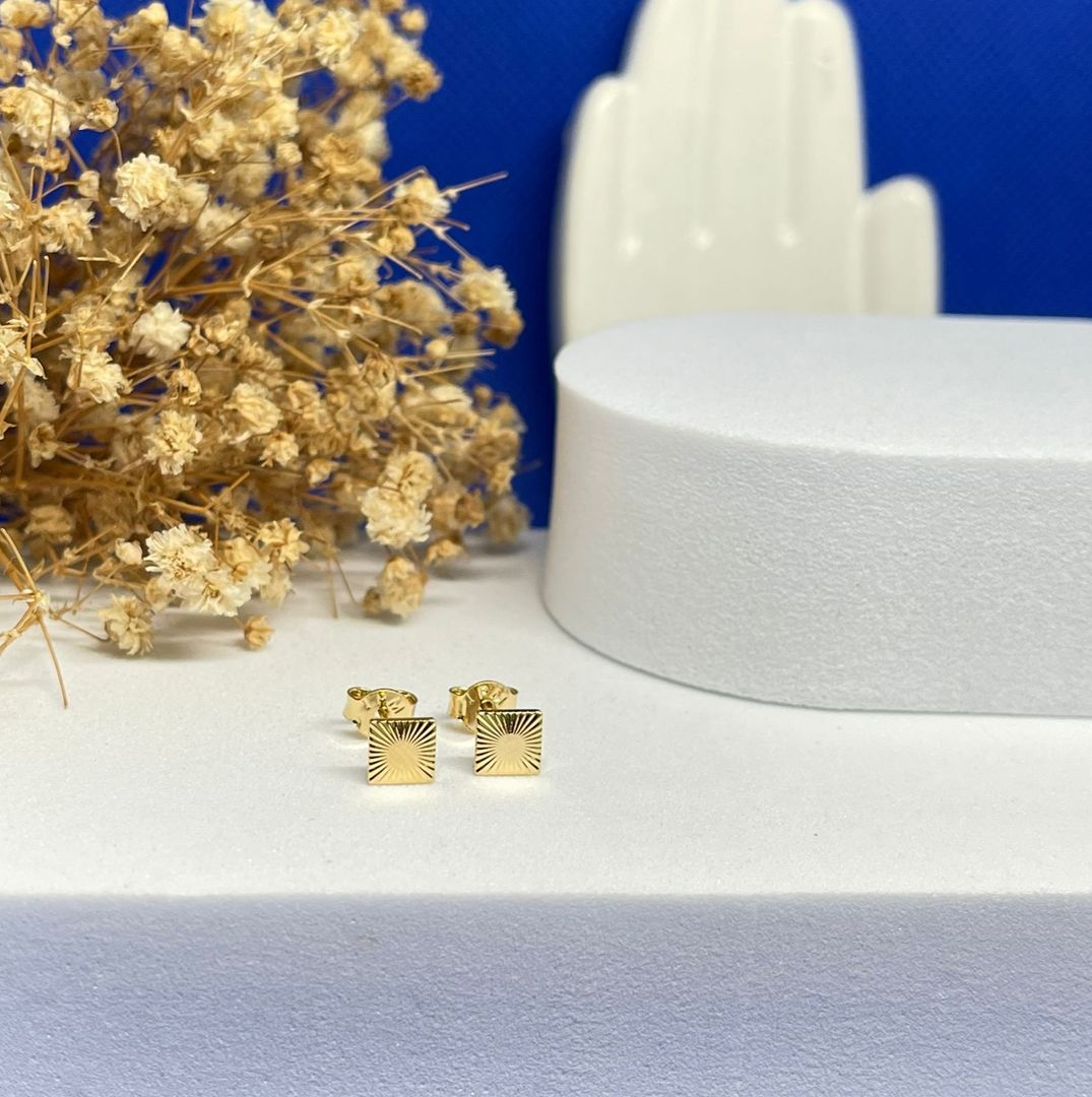 Topos sol cuadrados planos 5mm diamantados