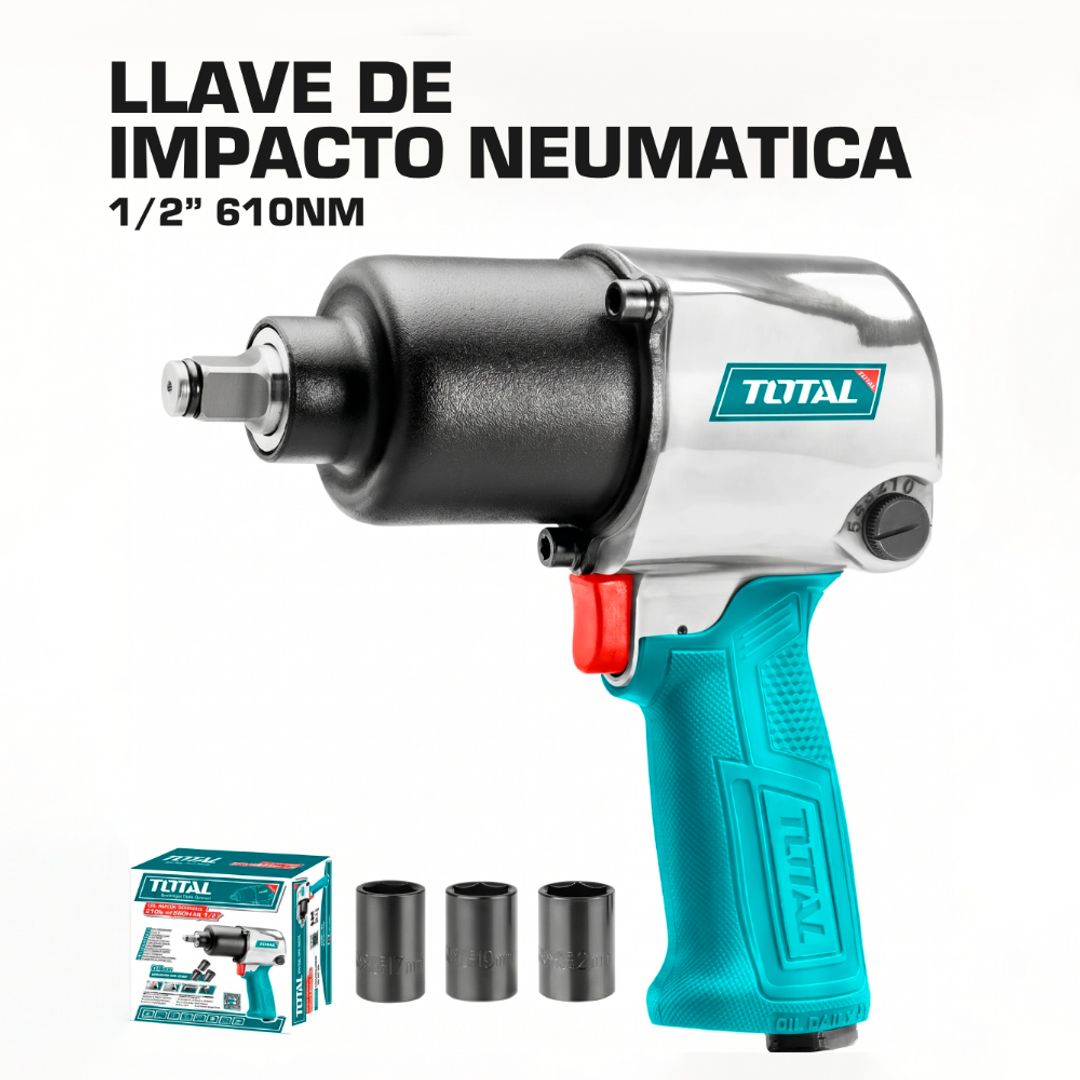 LLAVE DE IMPACTO NEUMATICA 1/2" 610NM