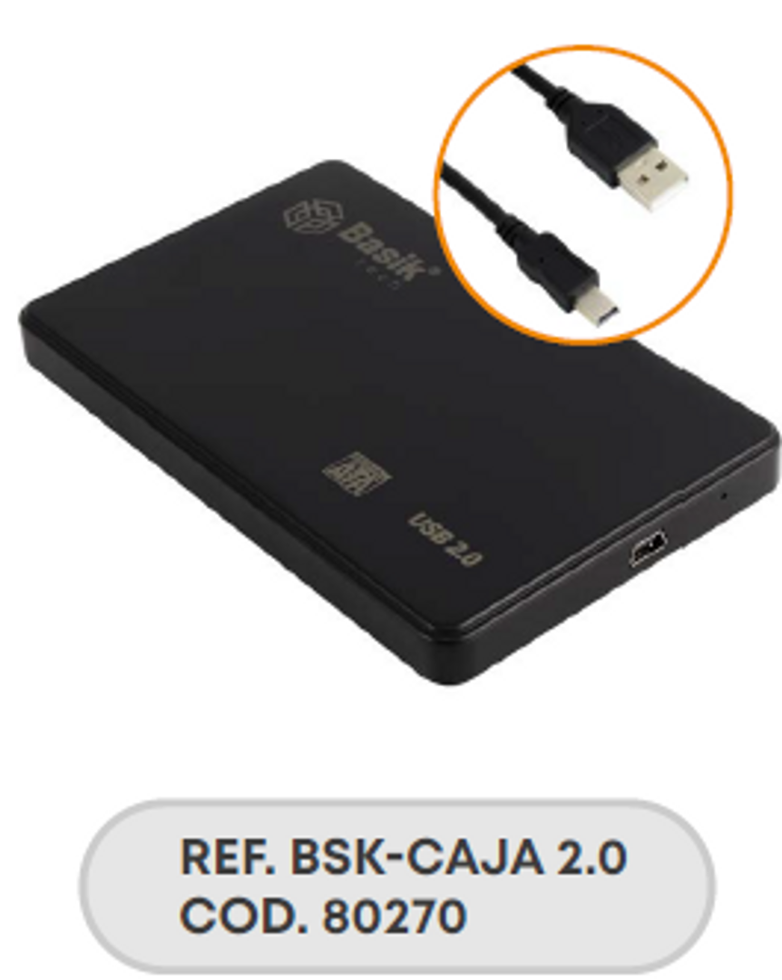 CAJA EXTERNA 2.0 BASIK TECH