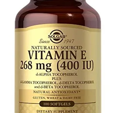 Vitamina E 268mg 400IU 100softgels SOLGAR - imagen 1
