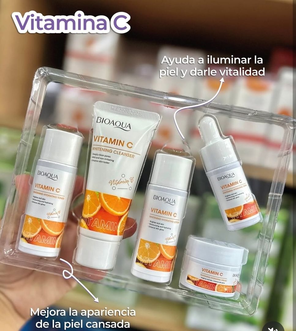Kit mini favoritos vitamina C bioaqua 