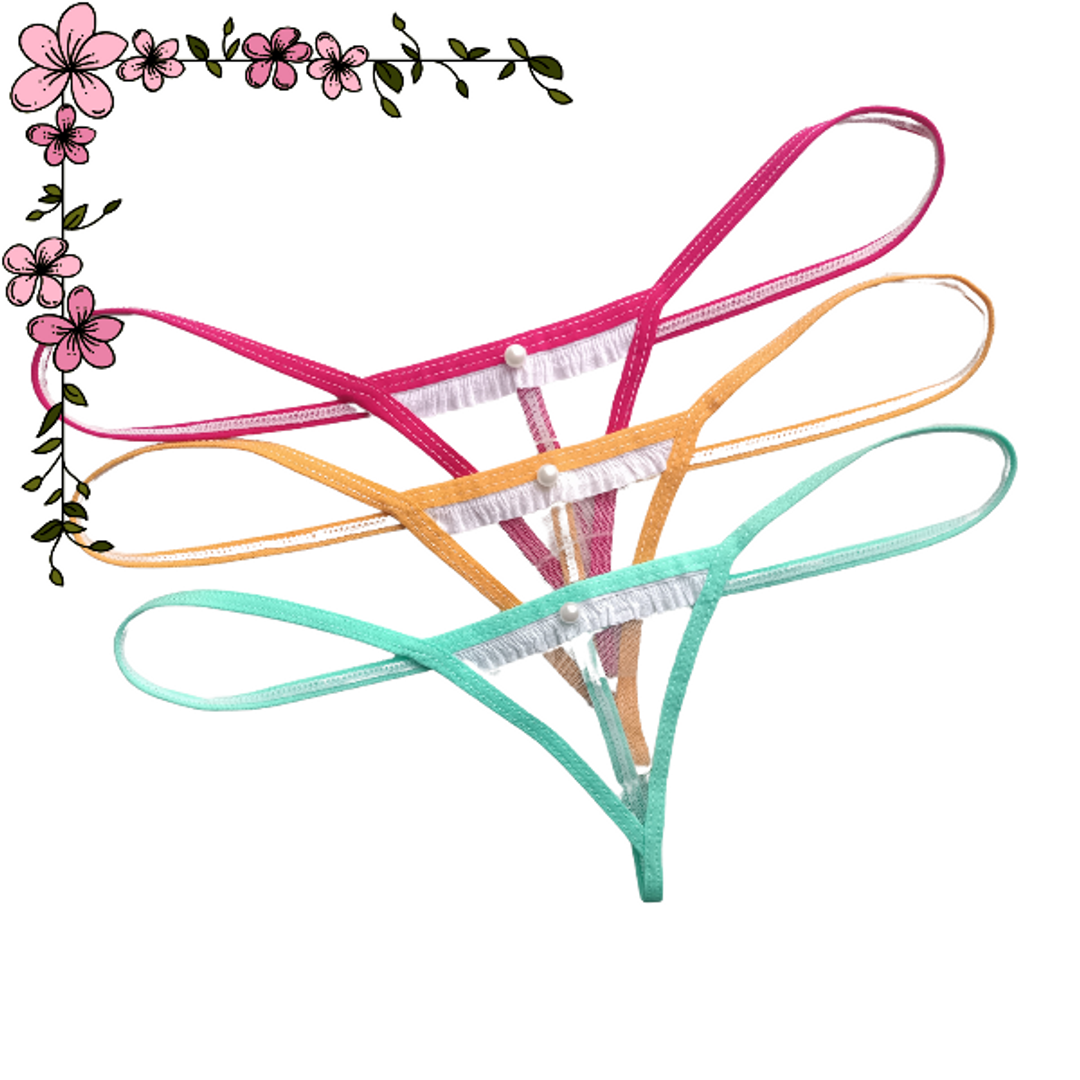 Micro tanga hilo en velo 