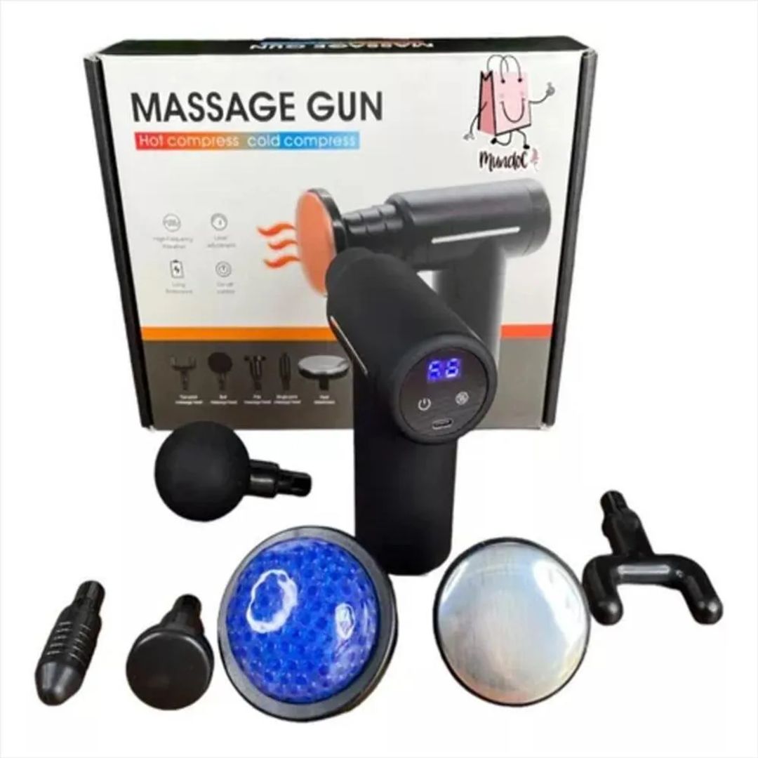 PISTOLA DE MASAJES FRIO / CALOR RECARGABLE