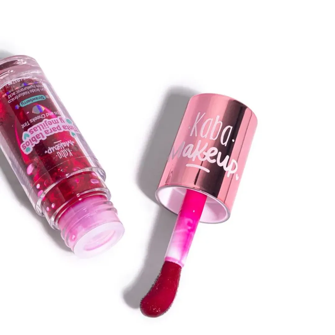 Tinta para Labios y Mejillas Strawberry Kaba Makeup 5 ml/0,17 oz
