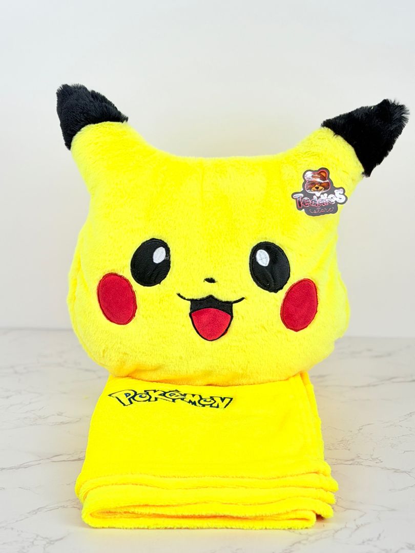 COJÍN COBIJA PIKACHU 