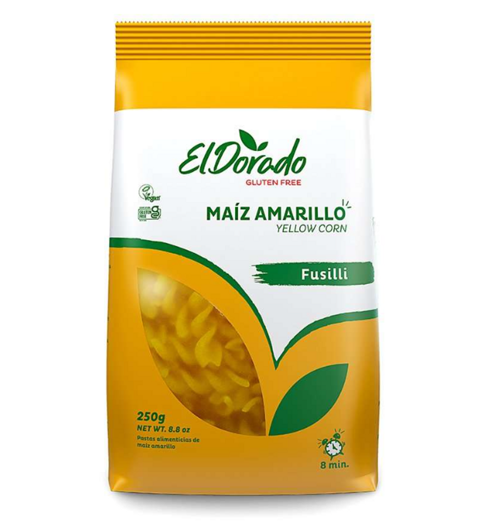 PASTA DE MAIZ FUSILLI X 250 GR