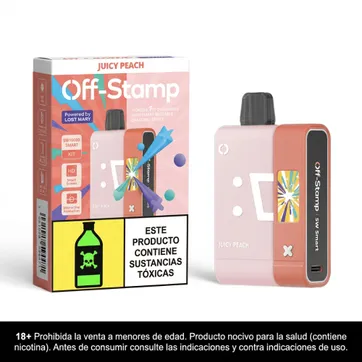 Off Stamp Juicy Peach 16.000 Puffs Kit Bateria Y Pod - imagen 1