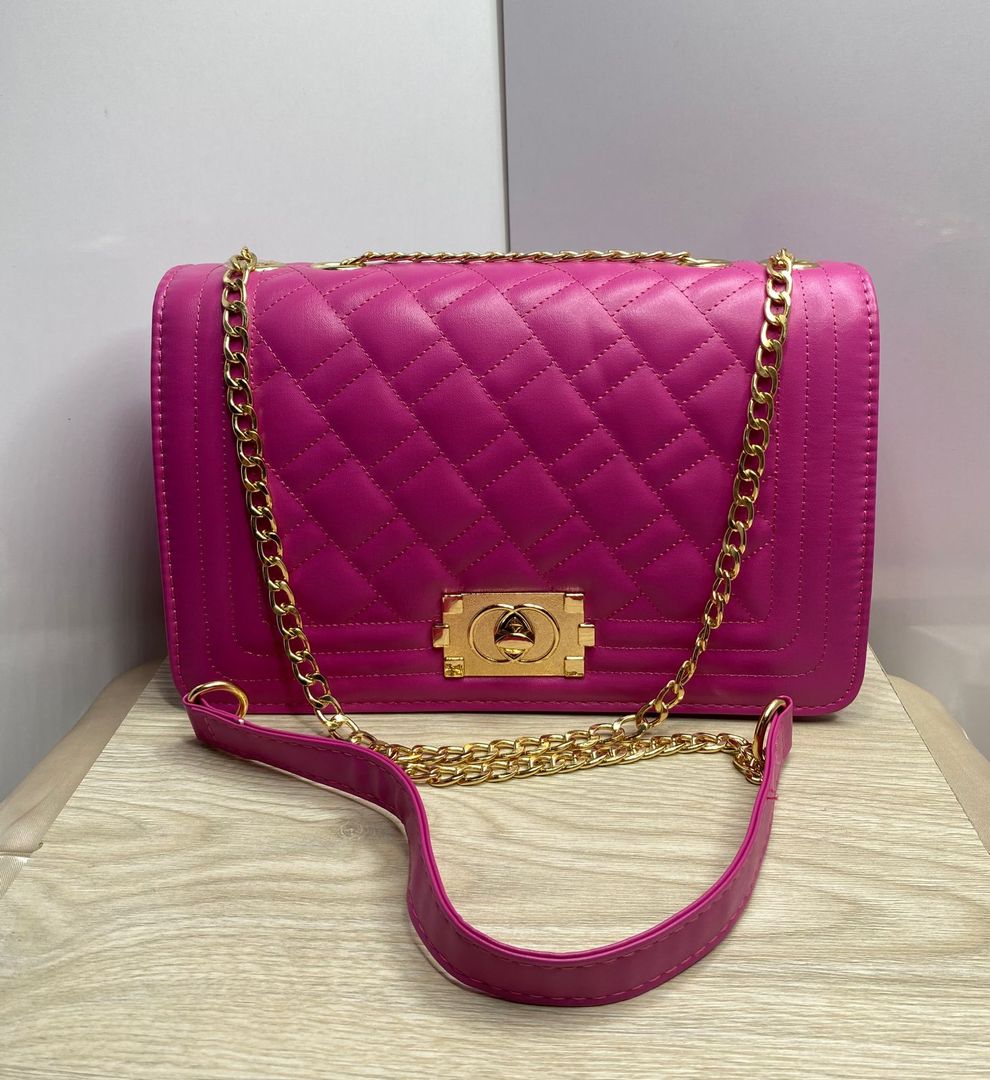 Bolso, fucsia 
