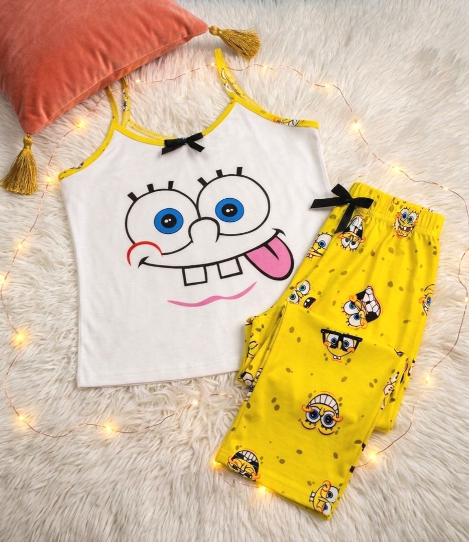 PIJAMA PANTALON BOB ESPONJA