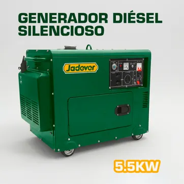 Imagen del producto GENERADOR DIESEL INSONORA 5.5KW CON ENCENDIDO 