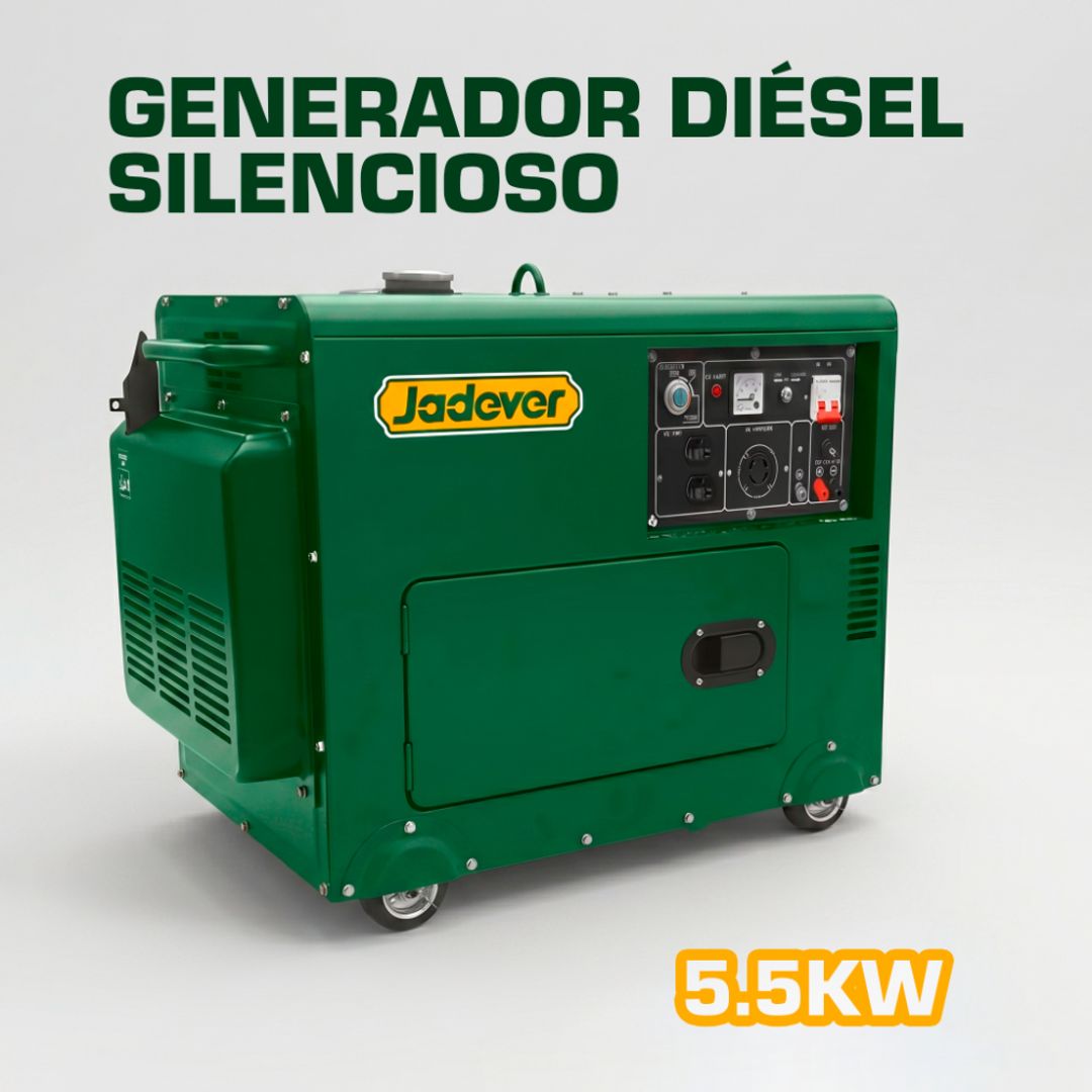 GENERADOR DIESEL INSONORA 5.5KW CON ENCENDIDO 