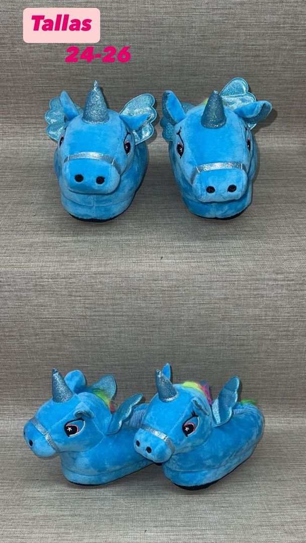 BABUCHA DE NIÑA (UNICORNIO) 