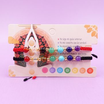 Imagen del producto DUO PULSERA CHAKRAS - AMB-02