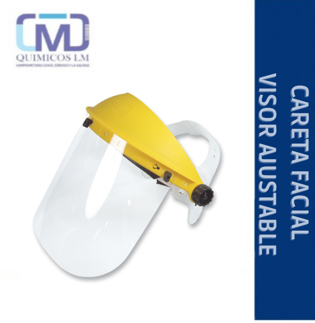 CARETA FACIAL VISOR AJUSTABLE