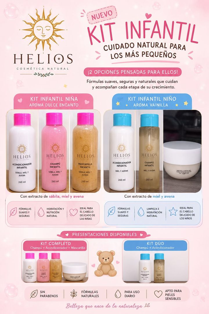 COMBO CAPILAR NIÑA (260ml)