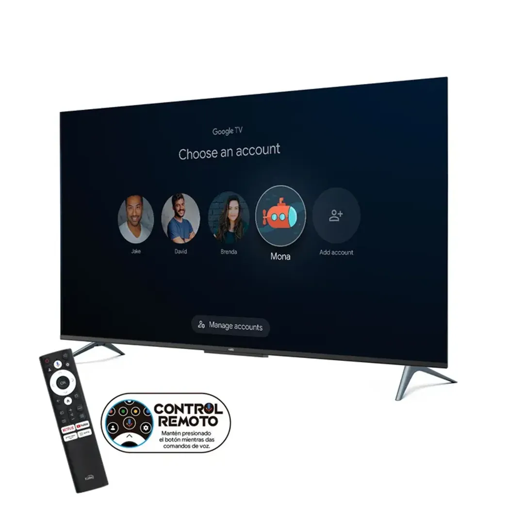 LED KALLEY 58 GOOGLE 4K QLED