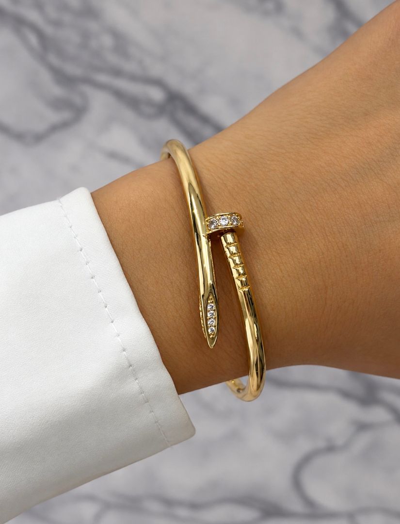 Pulsera Cartier dorada