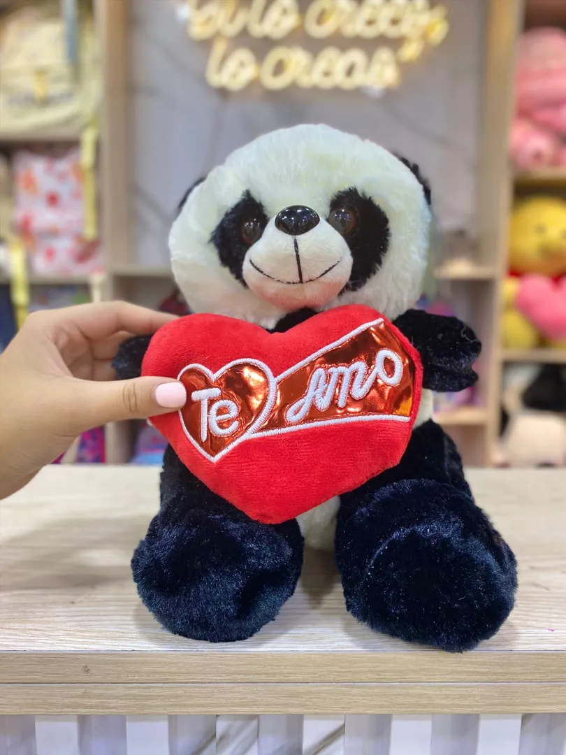 PANDA TE AMO ( 25 CM ) 
