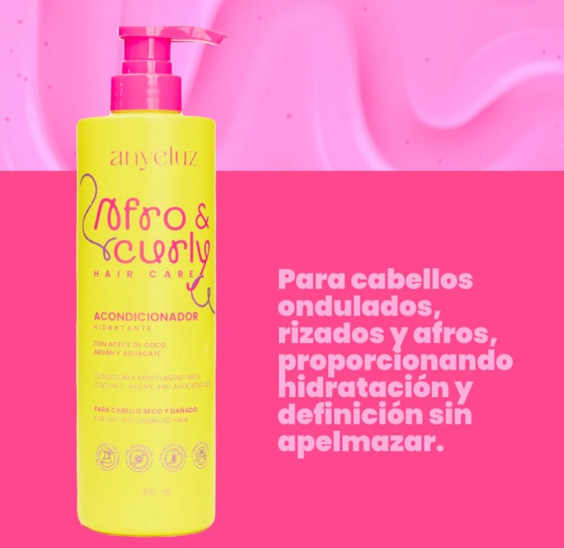 ACONDICIONADOR HIDRATANTE AFRO & CURLY ANYELUZ