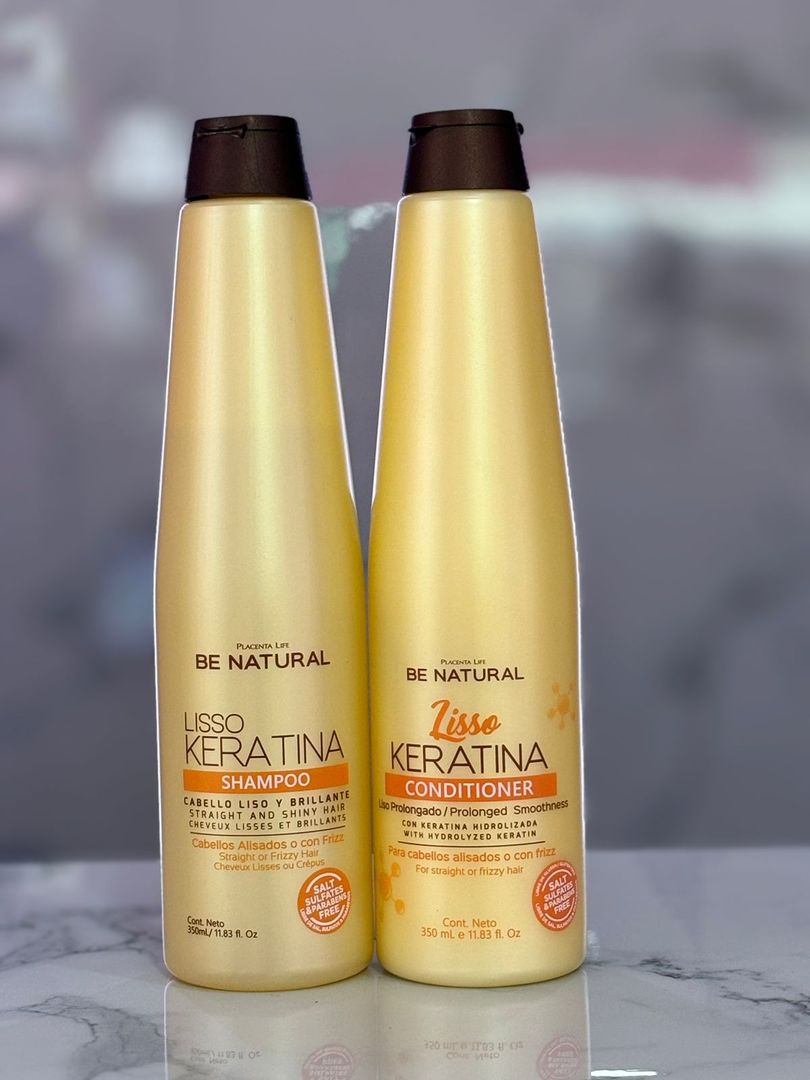 Kit basico Be Natural Liso Keratina 