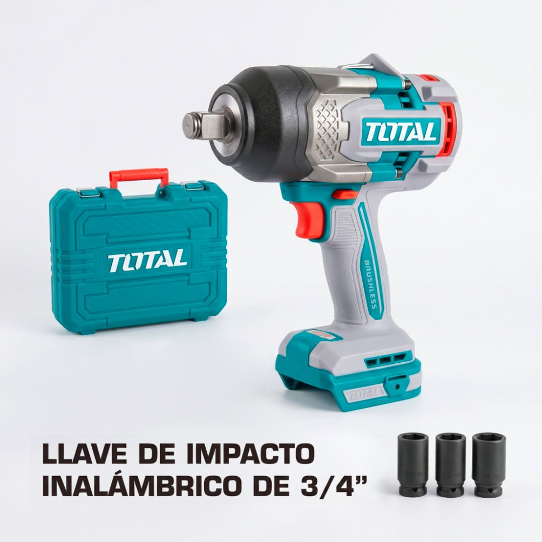 LLAVE DE IMPACTO INALAMBRICO 20V 3/4" 1750NM