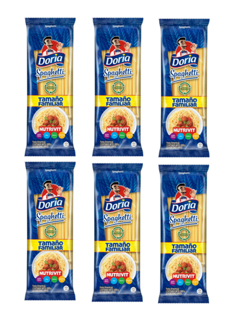 .PACA PASTA DORIA*6*1KG