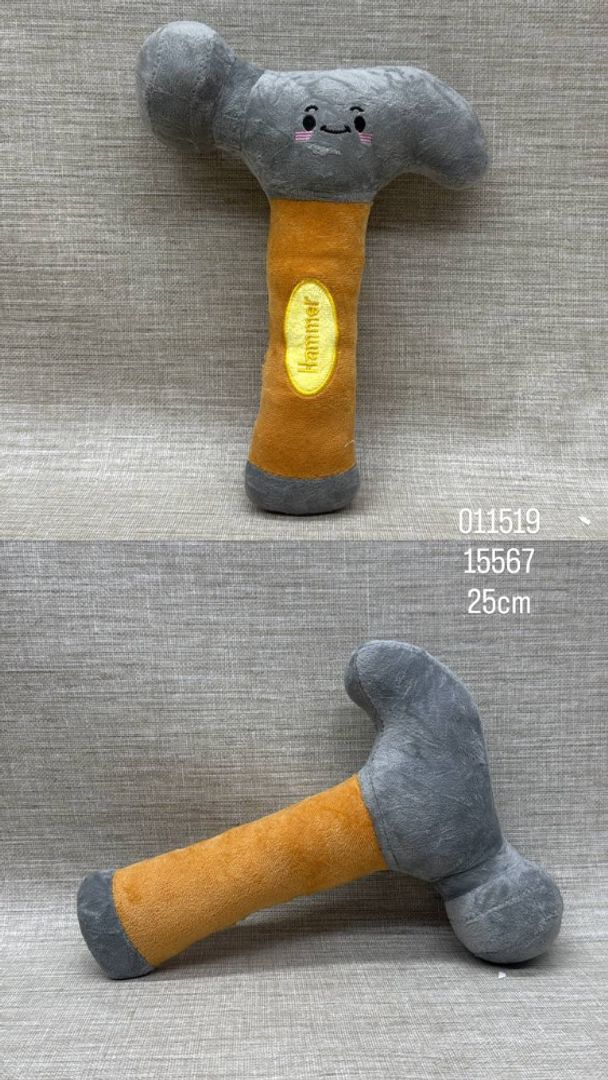 PELUCHE DE MARTILLO 25 CM