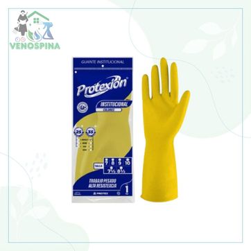 Imagen del producto GUANTE AMARILLO CALIBRE 35