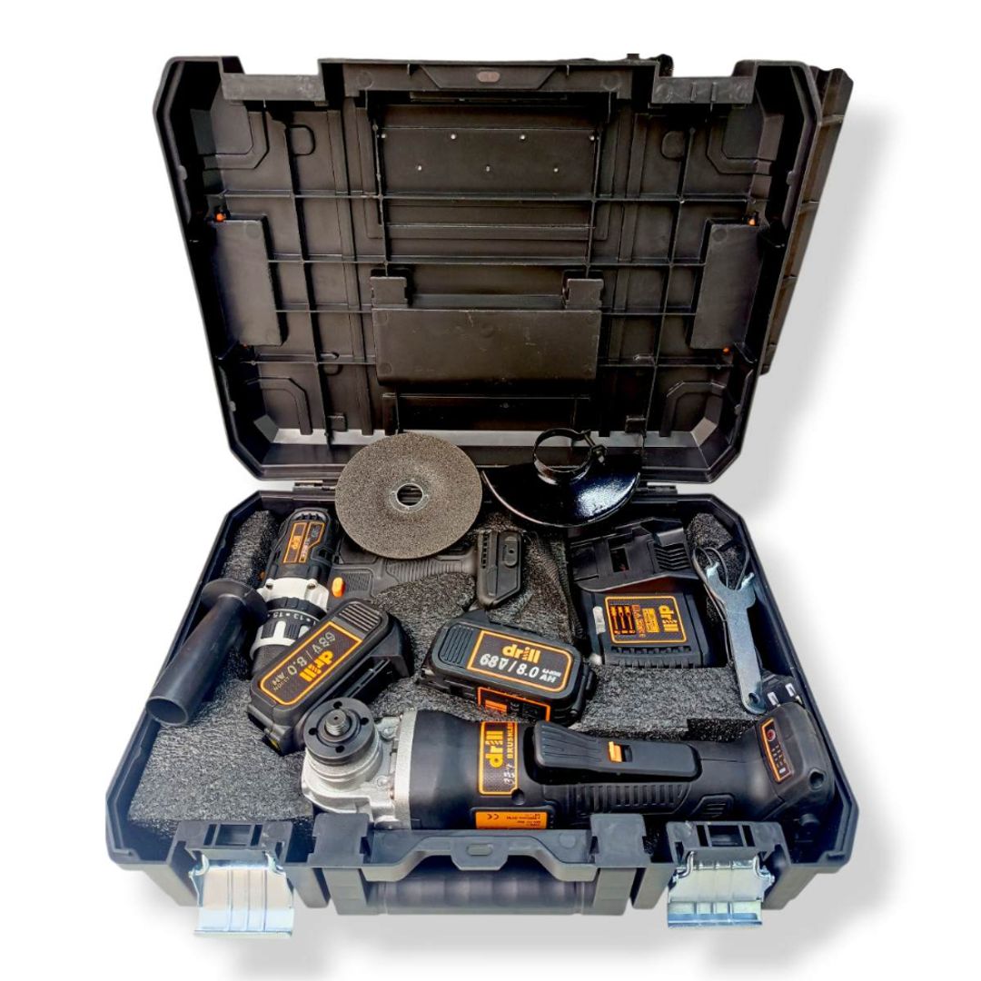 COMBO TALADRO PULIDORA BRUSHLESS TAPU68MCK