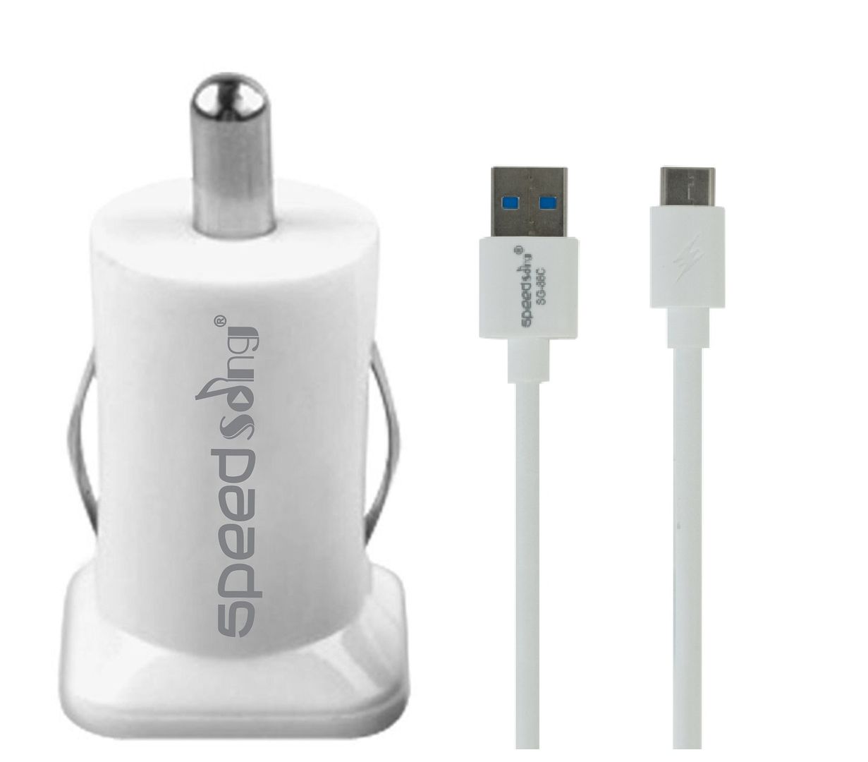 Cargador de carro SpeedSong 3A cable Tipo C
