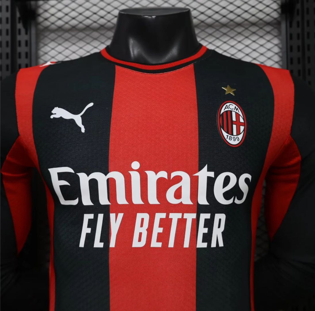 AC Milan 2026-27 Manga Larga Player