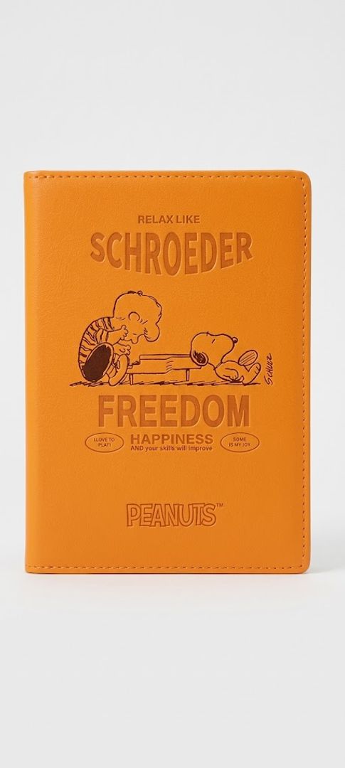 Mini agenda snoppy rayada 